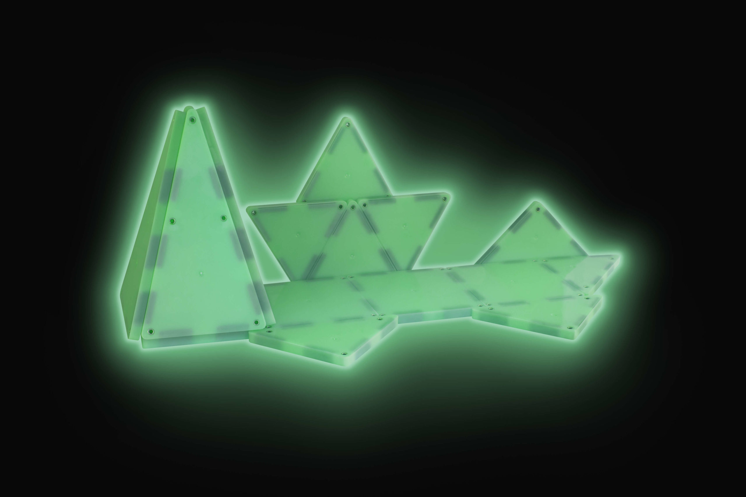 magna tiles glow in the dark set