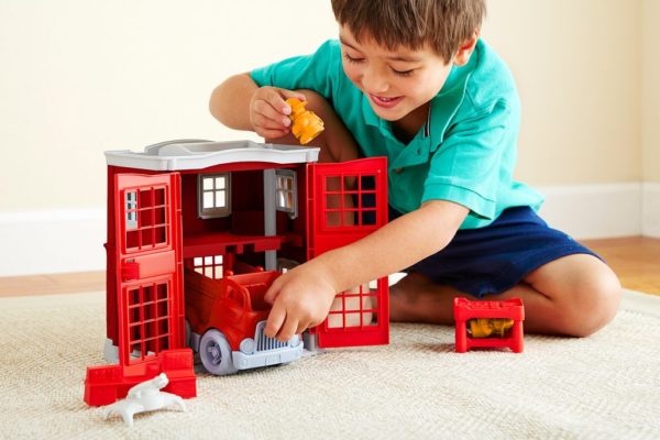 Fire Station Playset - Green Toys