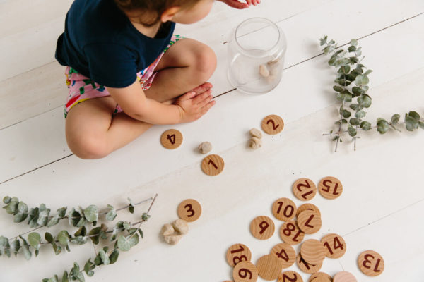 Tactile Wooden Numbers Set - The Freckled Frog