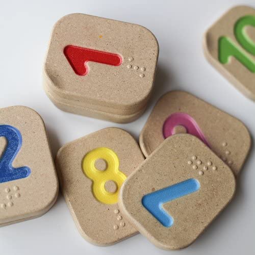Braille Numbers 1-10 - PlanToys