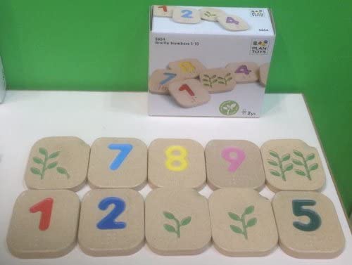 Braille Numbers 1-10 - PlanToys