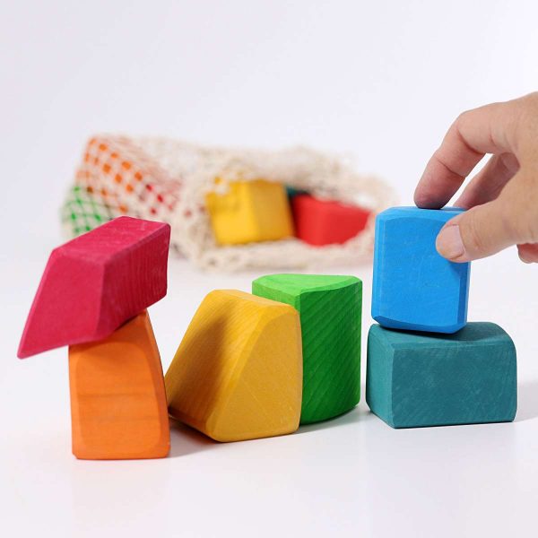 Colored Waldorf Blocks - Grimm's